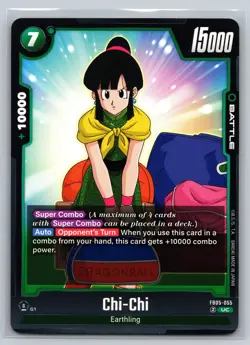 Dragon Ball Super Card Game Fusion World Chi-Chi FB05-055 UC Super Combo - Image 1