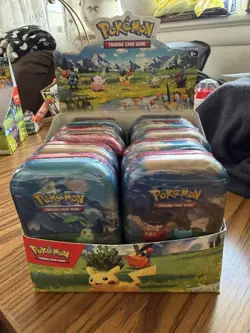Ascended Heroes Mini Tin Display 10 Factory Sealed Tins Pokemon Tcg - Image 1