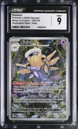 Pokemon Ninjatom 144/132 Mega Entwicklung Deutsch CGC PSA 9 - Image 1