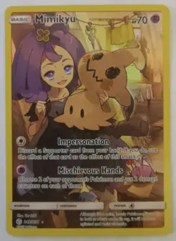Mimikyu (Secret) 245/236 Sm-Cosmic Eclipse Holo - English Pokemon Card - Image 1