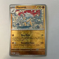 Marowak 105/165 Reverse Holo - Pokemon Scarlet & Violet 151 English - Image 1