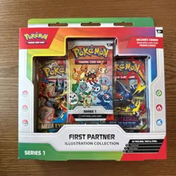 Pokemon TCG Mega Evolution Series 1 First Partner Illustration Brand New - Image 1