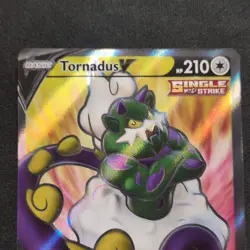 Pokemon TCG Tornadus V Full Art Single Strike Ultra Rare Holo 184/198 Near Mint - Image 2