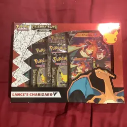 Pokemon Celebrations Lance's Charizard V Collection Box English - Image 1