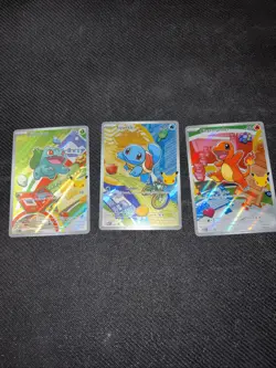 Pokemon TCG First Partner Illustration Collection Series 1 Kanto GEN 1 Starters - Image 1