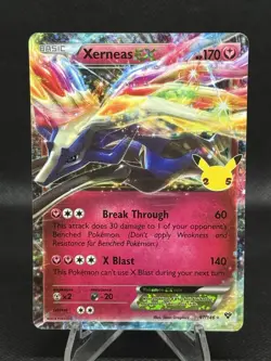 Pokemon Xerneas EX 97/146 Celebrations Classic Collection Ultra Rare Holo NM - Image 1