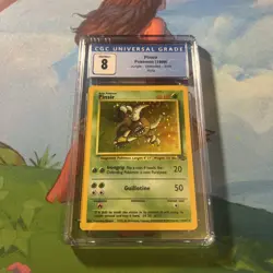 Pokemon TCG Pinsir 1999 Jungle 9/64 Holo Rare CGC 8 - Image 5