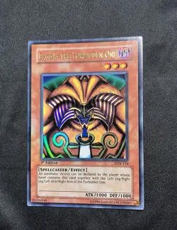 Yu-gi-oh - Exodia The Forbidden One LOB-124 1st Ed. Asian-English LP-NM - Image 1