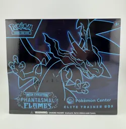 Pokemon Phantasmal Flames Pokemon Center Elite Trainer Box ETB Factory Sealed - Image 1