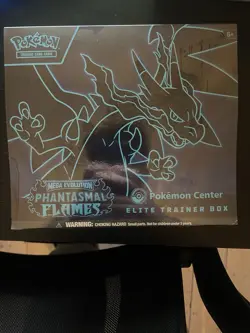 Phantasmal Flames Pokemon Center Elite Trainer Box ETB Factory Sealed - Image 1