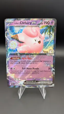 Pokemon TCG Journey Together Lillie's Clefairy Card 056/159 - Image 1