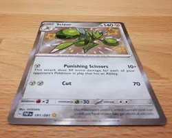 Scizor 191/091 Holo SV: Paldean Fates Pokemon Card NM - Image 3