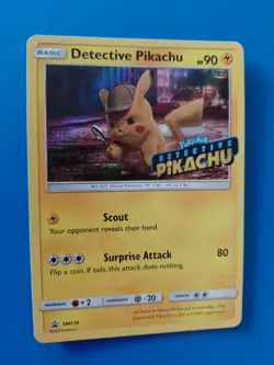 Detective Pikachu Stamped Black Star Promo Card SM170 - Pokemon TCG - Image 1