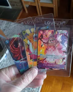 One Piece Cards X3 Japanese Alt Art Bundle OP08-069 SR OP10-046 SR OP06-110 UC - Image 1