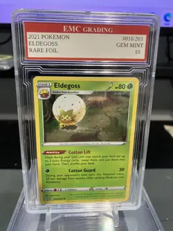 ELDEGOSS HOLO FOIL 2021 Pokemon RARE #16/203 Card GRADED 10 MINT - Image 1