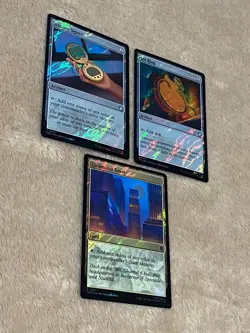 MTG - Sol Ring, Arcane Signet, Command Tower SURGE FOIL - NM - Commander Staples - Image 2