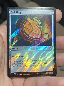 MTG - Sol Ring, Arcane Signet, Command Tower SURGE FOIL - NM - Commander Staples - Image 5