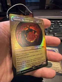 Sauron, the Dark Lord (Showcase Foil) Lord of the Rings 329 NM - Image 2