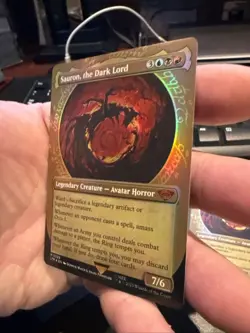 Sauron, the Dark Lord (Showcase Foil) Lord of the Rings 329 NM - Image 3