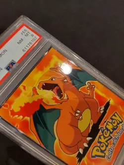PSA 8 Charizard Topps Pokemon Movie Edition - Image 2