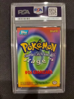 PSA 8 Charizard Topps Pokemon Movie Edition - Image 3