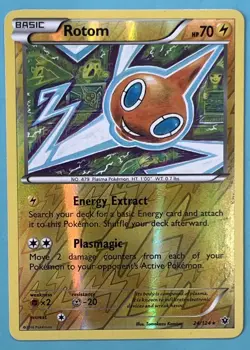 Rotom 24/124 Rare Fates Collide Reverse Holo Pokemon NM - Image 1