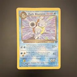 Pokemon Dark Blastoise Team Rocket 20/82 Rare Unlimited Non Holo - Image 1