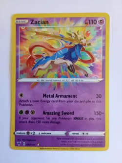 Zacian (Amazing Rare) | Vivid Voltage (082/185) - Pokemon TCG (NM) - Image 1
