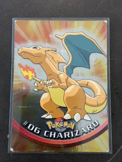 Charizard #06 - Topps Holo Foil - Pokemon - Blue Logo - rare 🔥 - Image 1
