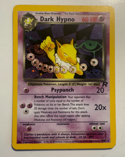 Dark Hypno 9/82 Holo Team Rocket April 2000 Rare LP Pokemon TCG - Image 1