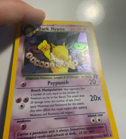 Dark Hypno 9/82 Holo Team Rocket April 2000 Rare LP Pokemon TCG - Image 2