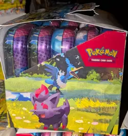 POKEMON TCG ASCENDED HEROES FACTORY SEALED MINI TINS LOT OF 10 WITH DISPLAY BOX - Image 3
