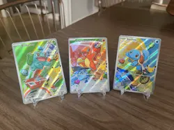 Pokemon TCG First Partner Illustration Collection Series 1 Kanto GEN 1 Starters - Image 1