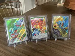 Pokemon TCG First Partner Illustration Collection Series 1 Kanto GEN 1 Starters - Image 2