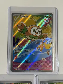 Pokemon First Partner Illustration Collection Gen 7 Rowlet, Litten, And Popplio - Image 2