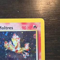 Pokemon Blaine's Moltres 001/132 Gym Heroes Holo Rare Basic 90 HP 2000 - Image 5