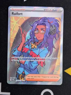 Raifort 142/131 Full Art Trainer Prismatic Evolutions Pokemon TCG NM - Image 1