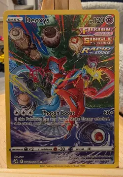 Pokemon TCG Deoxys GG12/GG70 Holo Card Crown Zenith Galarian Gallery - Image 1