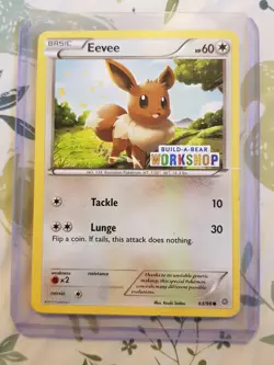 Pokemon TCG Eevee Build-A-Bear Promo Card 63/98 - Image 1