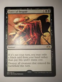 MTG Force of Despair Modern Horizons Regular Card Near Mint Condition - Image 1