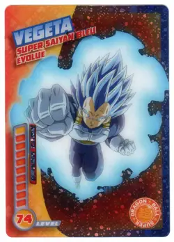 PANINI Trading Cards Dragon Ball Super DBS #24 VEGETA Super Saiyan Bleu Evolue - Image 1