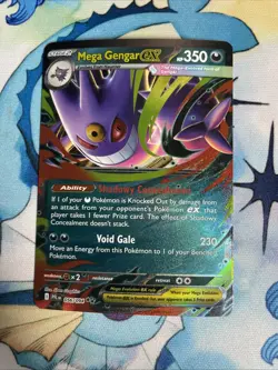 Mega Gengar ex 056/094 Me02: Phantasmal Flames Holo Pokemon Card - Image 1