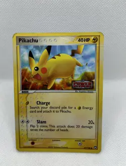 Pikachu #57/108 EX Power Keepers Stamped Holo 2007 Pokemon Card - Image 2
