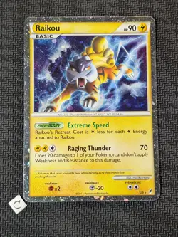 Raikou SL9 - Call of Legends Shiny Holo Rare Pokemon TCG HP/DMG - Image 1