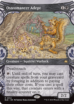 Magic MTG - Expert osteomancien - Bloomburrow Extra - MINT/NMINT - FR - Image 1