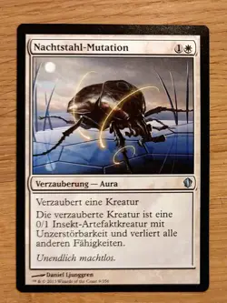 MTG Magic: Nachtstahl-Mutation, Darksteel Mutation, DEUTSCH Nearmint - Image 1