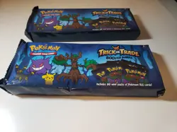 Lot Of 2 Pokemon TCG Trick or Trade Halloween Booster , includes 80 mini packs - Image 1