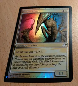 Mtg Magic: # FOIL # Sehnenremasuri,Sinew Sliver, English, Remasuri Pumper - Image 2