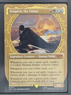 MTG LOTR Aragorn, the Uniter Mythic #0317 - Image 1