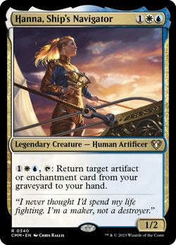 Hanna, Ship's Navigator [Commander Masters] Foil Near Mint - Image 1